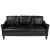 Flash Furniture SL-SF915-3-BLK-GG Asti Black LeatherSoft Upholstered Sofa addl-7