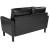 Flash Furniture SL-SF918-2-BLK-GG Washi Park Black LeatherSoft Upholstered Loveseat addl-2