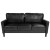 Flash Furniture SL-SF920-3-BLK-GG Bari Black LeatherSoft Upholstered Sofa addl-4