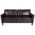 Flash Furniture SL-SF920-3-BRN-GG Bari Brown LeatherSoft Upholstered Sofa addl-4