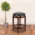 Flash Furniture TA-68924-LC-CTR-GG 24"H Backless Light Cherry Wood Black LeatherSoft Swivel Counter Height Stool addl-1