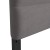 Flash Furniture TW-3WLHB21-GY-F-GG Full Channel Stitched Gray Fabric Adjustable Height Headboard addl-8