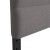 Flash Furniture TW-3WLHB21-GY-Q-GG Queen Channel Stitched Gray Fabric Adjustable Height Headboard addl-8