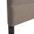 Flash Furniture TW-3WLHB21-TAN-Q-GG Queen Channel Stitched Taupe Fabric Adjustable Height Headboard addl-8