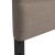 Flash Furniture TW-3WLHB21-TAN-T-GG Twin Channel Stitched Taupe Fabric Adjustable Height Headboard addl-8