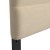 Flash Furniture TW-3WLHB21-W-F-GG Full Channel Stitched Cream Fabric Adjustable Height Headboard addl-8