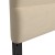 Flash Furniture TW-3WLHB21-W-K-GG King Channel Stitched Cream Fabric Adjustable Height Headboard addl-8