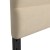 Flash Furniture TW-3WLHB21-W-Q-GG Queen Channel Stitched Cream Fabric Adjustable Height Headboard addl-8