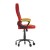 Flash Furniture UL-A074-RD-RLB-GG Ergonomic Red & Yellow Designer Gaming Chair with Transparent Roller Wheels addl-7