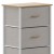 Flash Furniture WX-5L203L-W-WH-BG-GG 4 Drawer Oak Wood Top White Frame Vertical Storage Dresser with Beigel Fabric Drawers addl-8