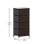 Flash Furniture WX-5L203-MDF-BK-BR-GG 4 Drawer Black Frame Brown Wood Top Storage Dresser with Brown Wood Drawers addl-4