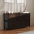 Flash Furniture WX-5L206-MDF-BK-BR-GG 5 Drawer Brown Wood Top Black Frame Storage Dresser with Brown Wood Drawers addl-5