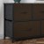 Flash Furniture WX-5L206-MDF-BK-BR-GG 5 Drawer Brown Wood Top Black Frame Storage Dresser with Brown Wood Drawers addl-6