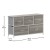 Flash Furniture WX-5L206-MDF-WHT-LNT-GG 5 Drawer Light Natural Wood Top White Frame Storage Dresser with Wood Drawers addl-4