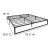 Flash Furniture XU-BD10-10PSM2M35-K-GG 14" Metal Platform Bed Frame with 10" Pocket Spring Mattress and 2" Memory Foam Topper, King addl-6