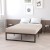 Flash Furniture XU-BD10-12PSM-K-GG 14" Metal Platform Bed Frame with 12" Pocket Spring Mattress, King addl-1