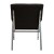 Flash Furniture XU-DG-60156-BK-GG Hercules 21"W Stacking Wood Accent Arm Church Chair in Black Fabric - Silver Vein Frame addl-5