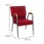 Flash Furniture XU-DG-60156-BUR-GG Hercules 21"W Stacking Wood Accent Arm Church Chair in Burgundy Fabric - Silver Vein Frame addl-4