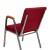 Flash Furniture XU-DG-60156-BUR-GG Hercules 21"W Stacking Wood Accent Arm Church Chair in Burgundy Fabric - Silver Vein Frame addl-6