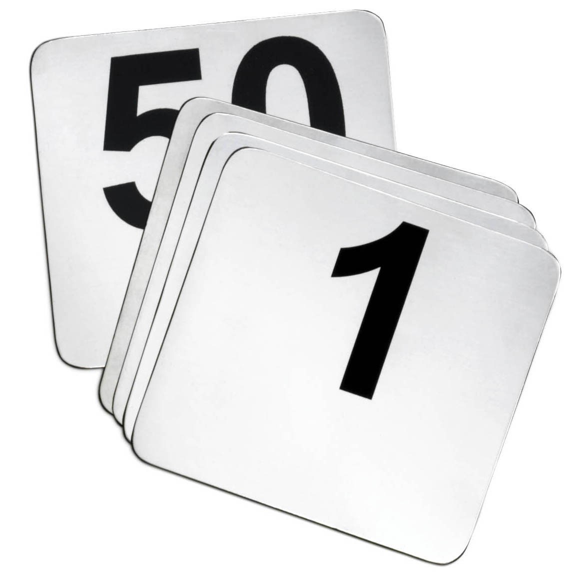 Free Shipping Tent Style Black W White Number Plastic Table Numbers 1