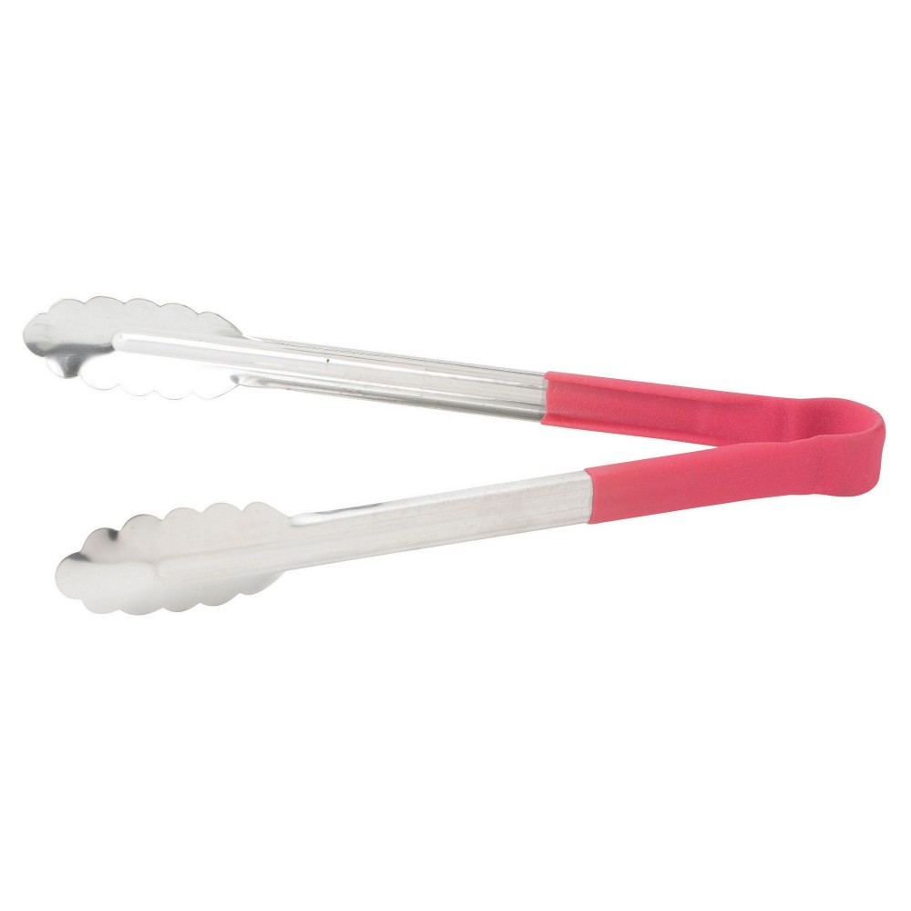 Tablecraft 4012BK Locking Tongs 12 Heat Resistant