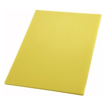Winco CBYL-1218 Yellow Cutting Board 12&quot; x 18&quot; x 1/2&quot;