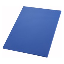 Winco CBBU-1520 Blue Plastic Cutting Board 15&quot; x 20&quot; x 1/2&quot;
