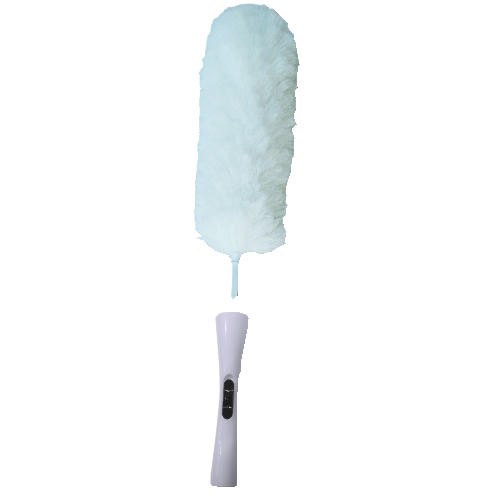 12 in. Smooth Surface Flexible Microfiber Duster Head