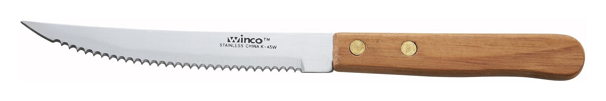 Large Wood Handle Steak Knife