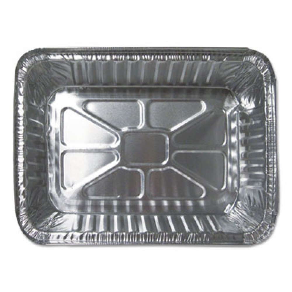 TigerChef Disposable Aluminum Foil Quarter Size Baking Pans, 2.25 Lbs.,  5.4 x 8.9 , 30/Pack