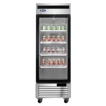 Atosa MCF8701GR Bottom Mount One Glass Door Freezer Merchandiser 27"