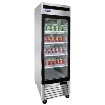 Atosa MCF8705GR Bottom Mount One Glass Door Merchandiser Refrigerator 27"