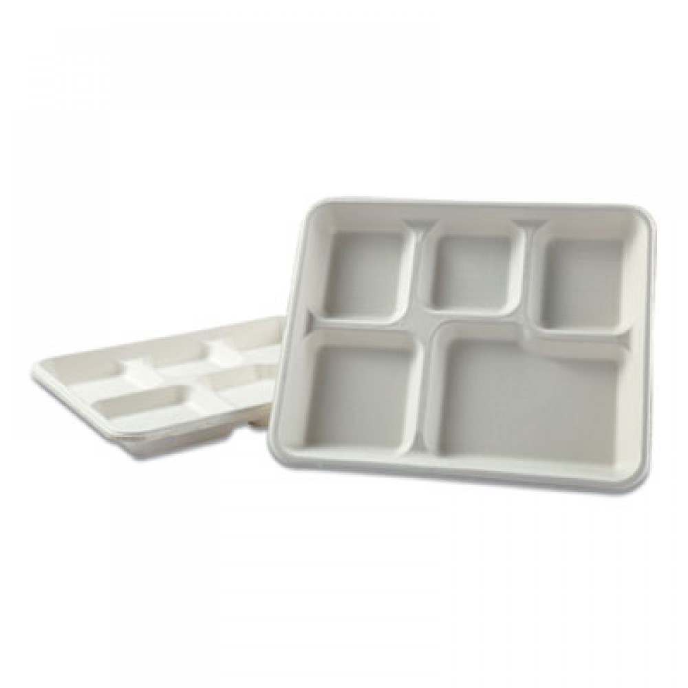 https://www.lionsdeal.com/itempics/Bagasse-Molded-Fiber-Dinnerware--5-Compartment-Tray--8-x-12--White--500-Carton-40285_large.jpg
