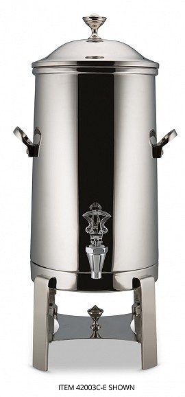 Bon Chef 40001CH-E Aurora Electric Coffee Urn with Chrome Trim, 1 1/2  Gallon - LionsDeal