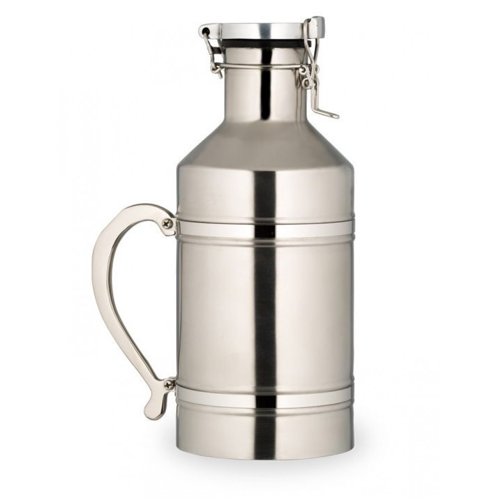 Winco WPB-2C, 2-Quart Stainless Steel Deluxe Bell Pitcher with Ice