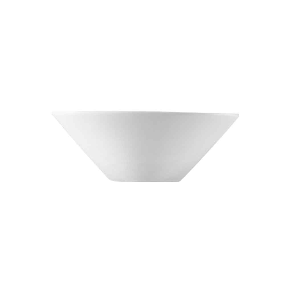 CAC China F-NB6 RCN Specialty Super White Porcelain Gourmet Oval Bowl 9 oz., 6 1/2" - 3 dozen