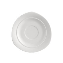 CAC China PHA-36 Philadelphia Super White Porcelain Saucer for PHA-35 5 3/4&quot;  - 3 dozen