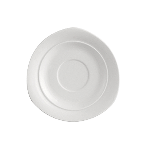 CAC China PHA-36 Philadelphia Super White Porcelain Saucer for PHA-35 5 3/4"  - 3 dozen