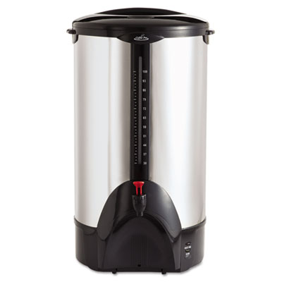 Coffee Pro Stainless Steel 100-Cup Percolating Urn - LionsDeal