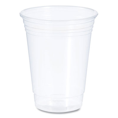 Easy Grip Disposable Plastic Party Cups, 16 oz, Assorted Colors