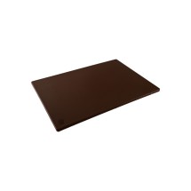 CAC China CBPH-1218BN Brown Plastic Cutting Board 18&quot; x 12&quot;