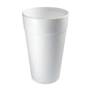 Plastic Lids For Foam Cups, Bowls And Containers, Flat, Vented