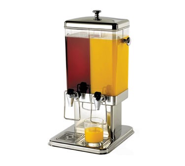 Tablecraft Brown 5 Gallon Plastic Beverage Dispenser | Cold Drink Dispenser  for Catering, Buffet or Restaurant Use