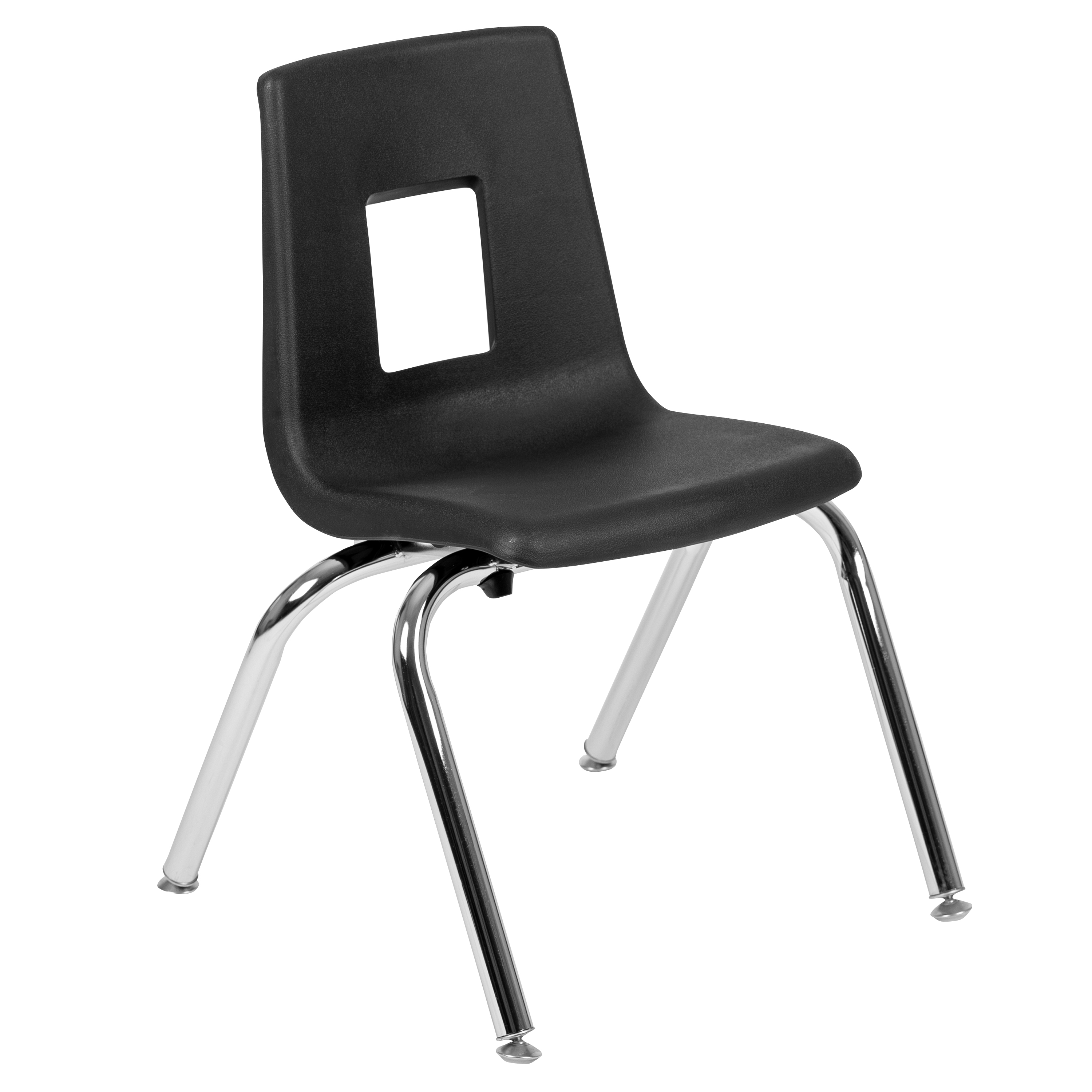 Flash Furniture ADV-SSC-14BLK Mickey Advantage Black Student Stack School Chair 14"