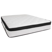 Flash Furniture CL-BT33PM-R12M-Q-GG Capri Comfortable Sleep 12" Memory Foam & Pocket Spring Mattress, Queen Mattress in a Box