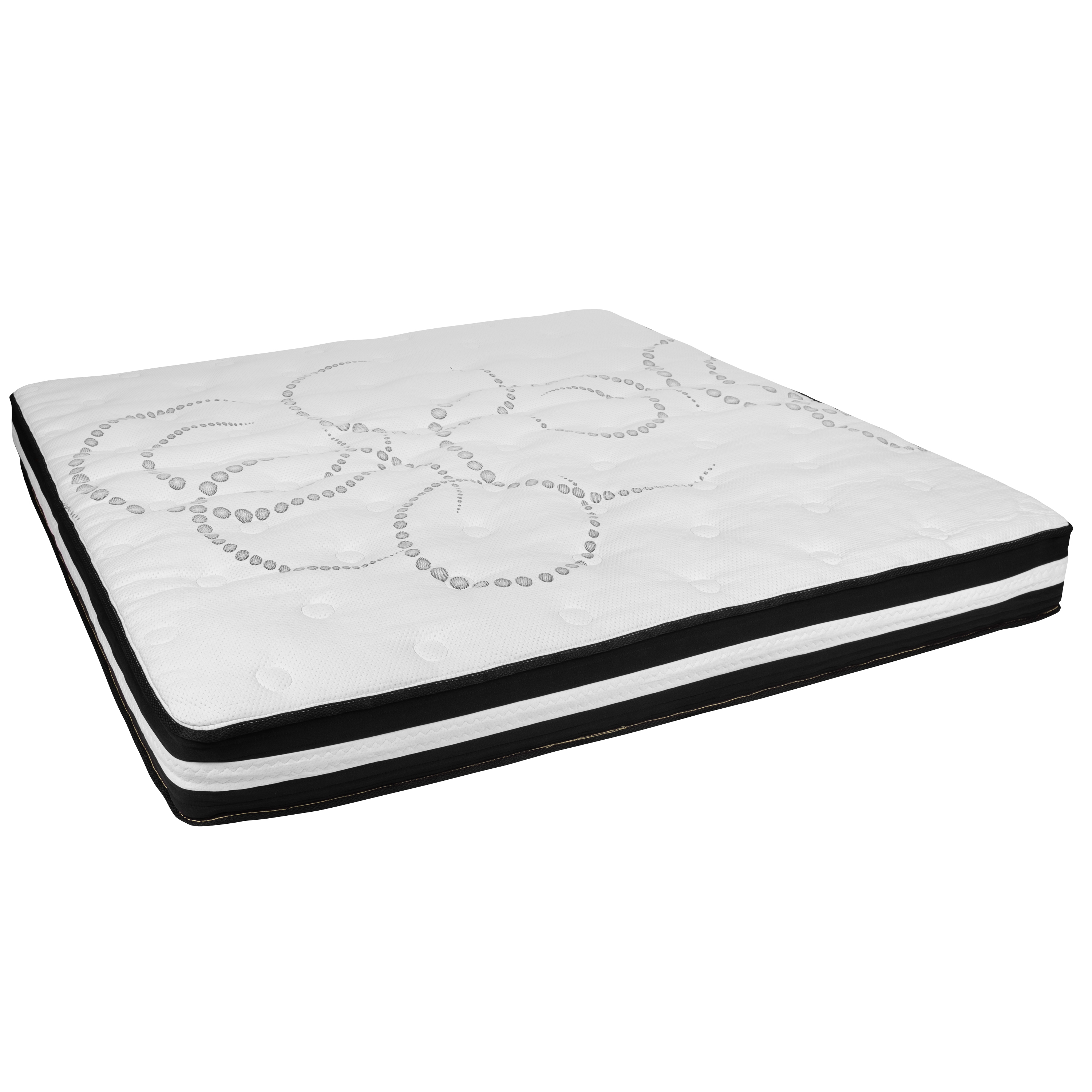 Flash Furniture CL-E230P-R-K-10-GG Capri Comfortable Sleep 10" Hybrid Pocket Spring Mattress, King Mattress in a Box