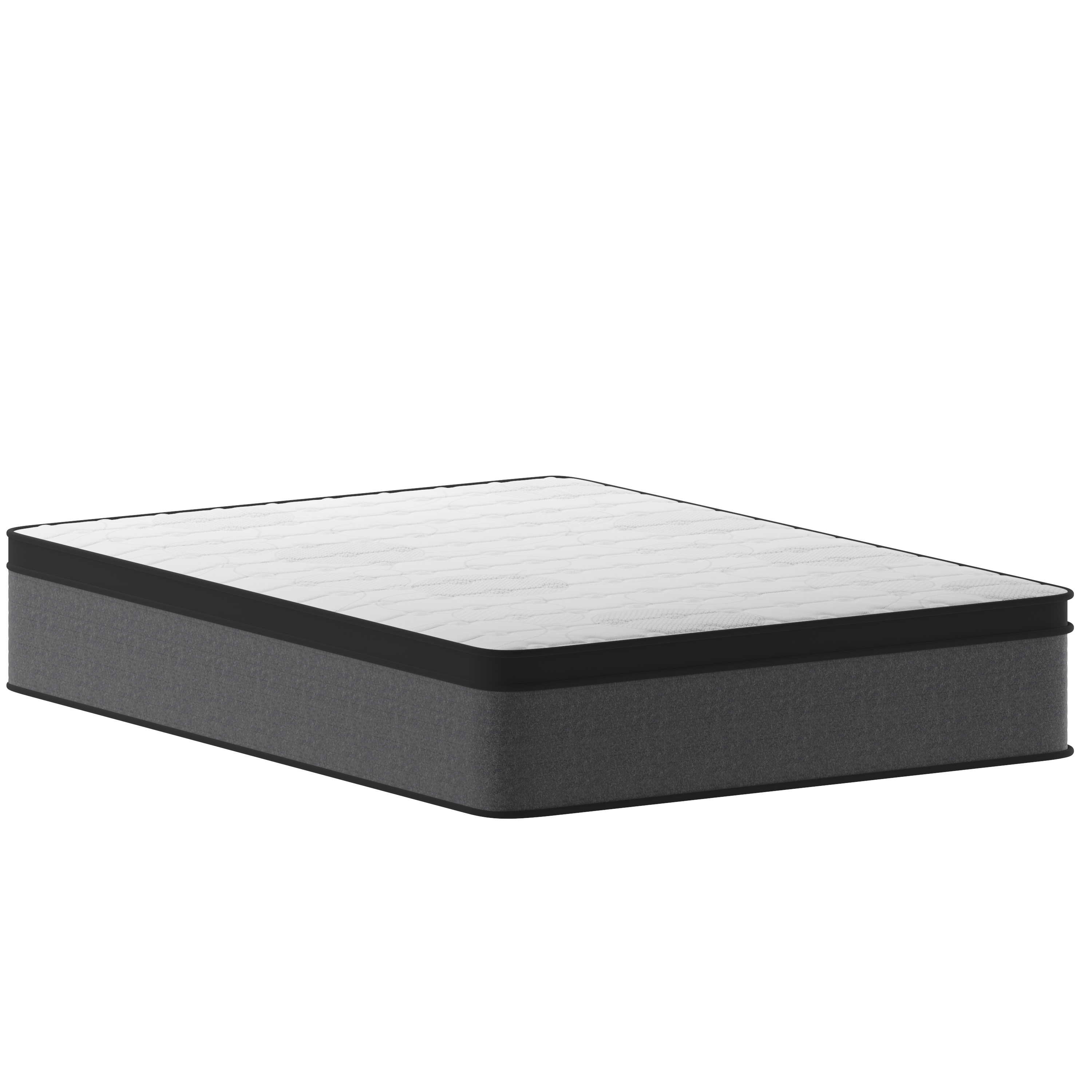 Flash Furniture CL-ET232-13-F-GG Capri Comfortable Sleep Euro Pillow Top 13" Hybrid Pocket Spring Mattress, Mattress in a Box, Full