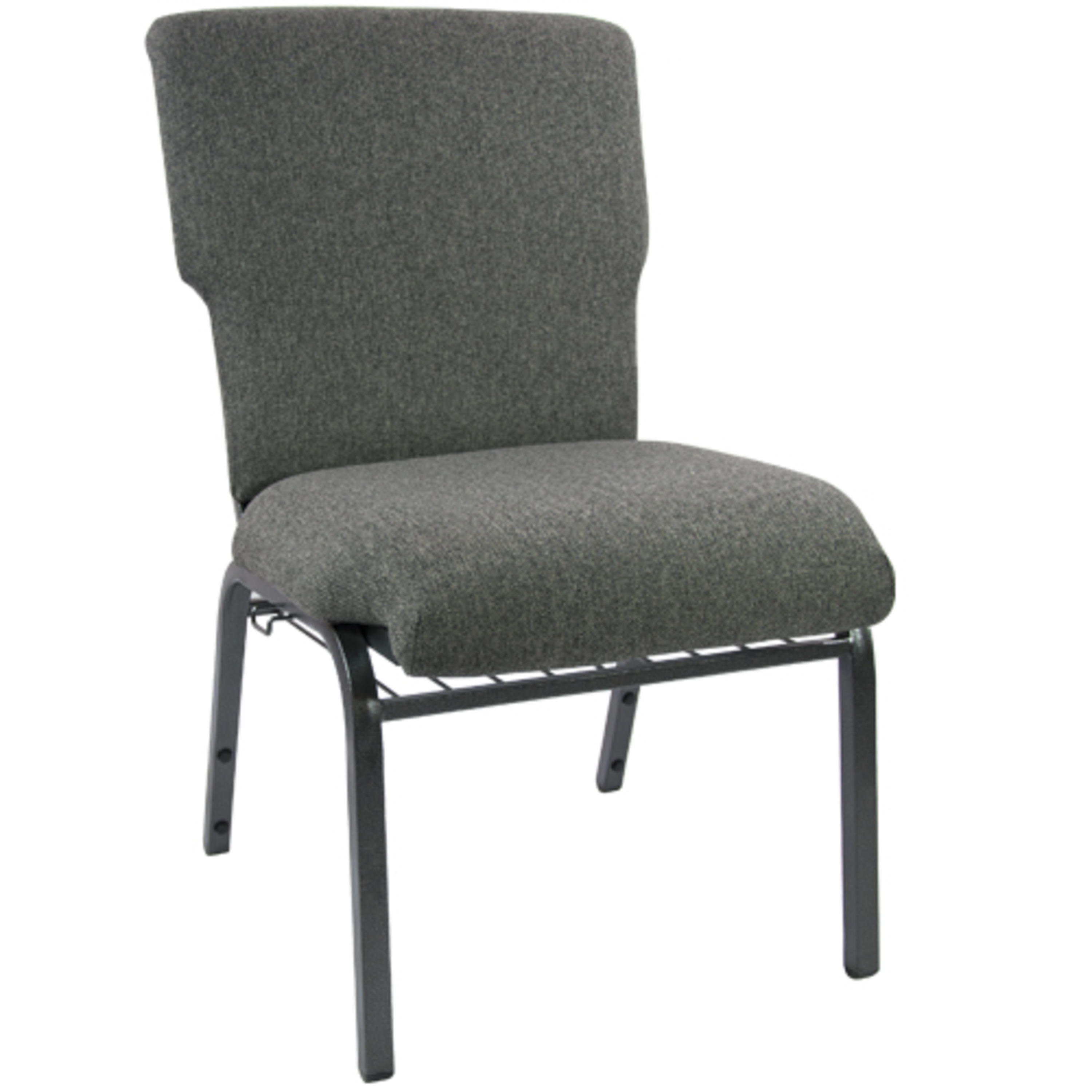 Flash Furniture EPCHT-111 Advantage Charcoal Gray Discount Church Chair 21" Wide