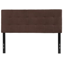 Flash Furniture HG-HB1704-F-DBR-GG Tufted Upholstered Full Size Headboard, Dark Brown Fabric