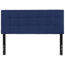 Flash Furniture HG-HB1704-F-N-GG Tufted Upholstered Full Size Headboard, Navy Fabric